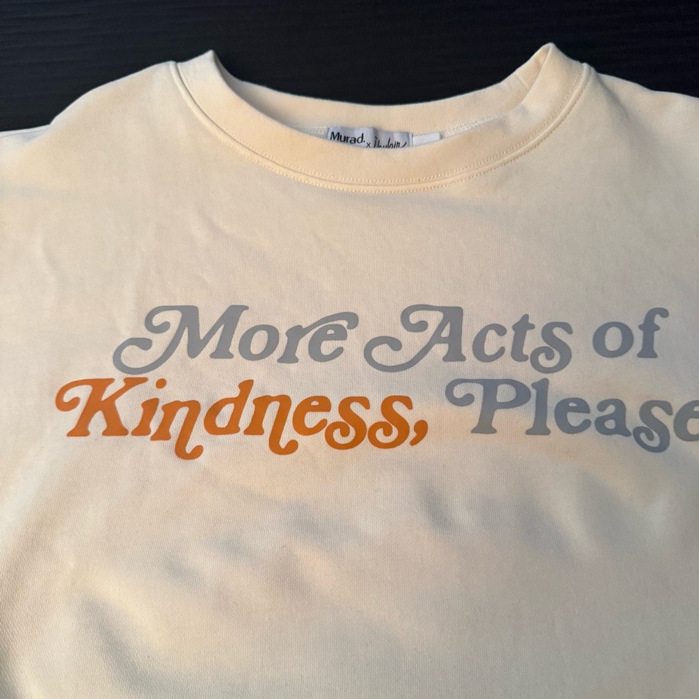 Murad No Kid Hungry x Mayfair More Acts of Kindness Please Sweatshirt Size 2XL